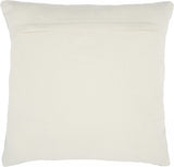 Solid Sand Distressed Throw Pillow