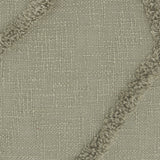 Light Abstract Khaki Green Shaggy Detail Lumbar Pillow
