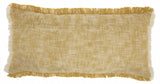 Mustard Hand Woven Throw Pillow