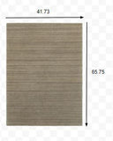 10'X13' Two-Toned Brown And Beige Indoor Area Rug