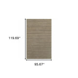 10'X13' Two-Toned Brown And Beige Indoor Area Rug