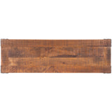 Mod Industrial Rustic Wood Bench