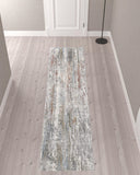 7’ X 10’ Gray Abstract Pattern Area Rug