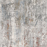 7’ X 10’ Gray Abstract Pattern Area Rug