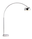 80" Chrome Hangover Arching Floor Lamp