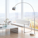 80" Chrome Hangover Arching Floor Lamp