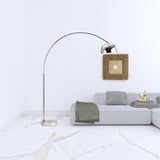 80" Chrome Hangover Arching Floor Lamp