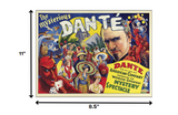 The Mysterious Dante Vintage Magic Unframed Print Wall Art