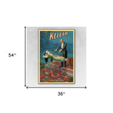 Kellar Levitation Vintage Magic Unframed Print Wall Art