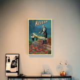 Kellar Levitation Vintage Magic Unframed Print Wall Art