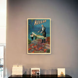 Kellar Levitation Vintage Magic Unframed Print Wall Art