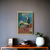 Kellar Levitation Vintage Magic Unframed Print Wall Art