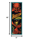 24" X 72" Thurston The Great Wonder Show Vintage Magic Poster Wall Art