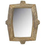 Natural Wooden Wall Mirror