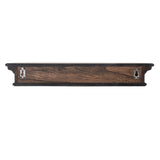 32" Black Wash  Floating Wall Shelf