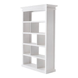 Classic White Room Open Cabinet with Basket Set