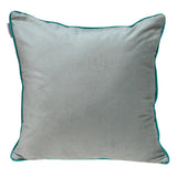 Purple and White Reversible Velvet Throw Pillow