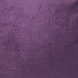 Purple and White Reversible Velvet Throw Pillow