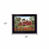 Summer Days 5 Black Framed Print Wall Art