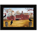 Autumn Gold 2 Black Framed Print Wall Art