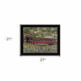 Pottersburg Bridge 5 Black Framed Print Wall Art