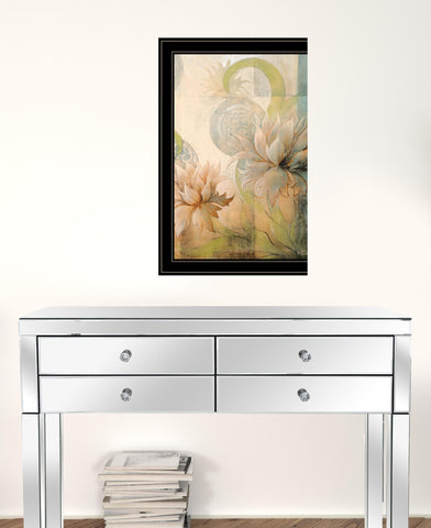 Meandering Flowers II 2 Black Framed Print Wall Art