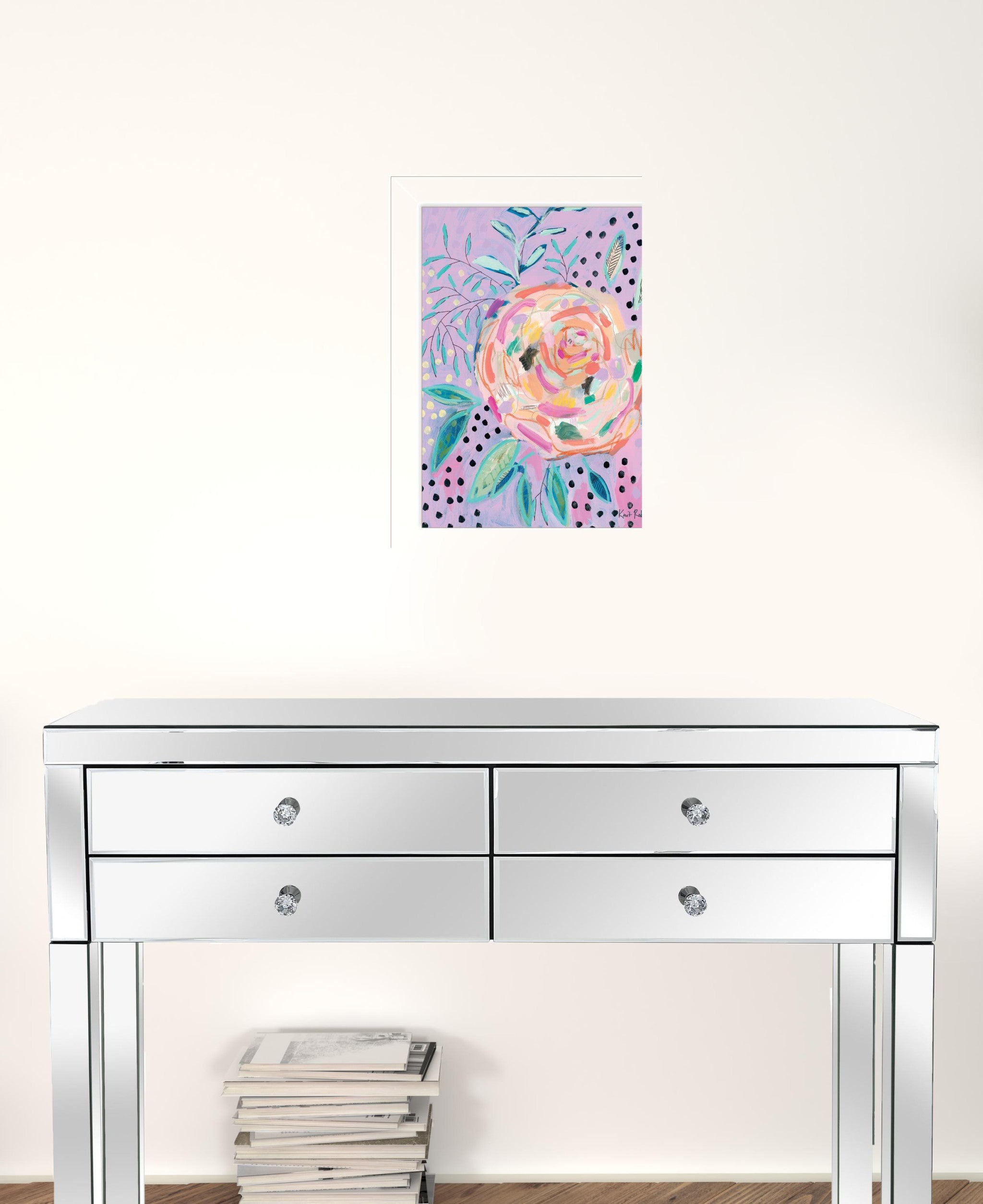 Master The Chaos 3 White Framed Print Wall Art