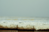 8' Blue Abstract Dhurrie Runner Rug