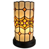11" Tiffany Style Mosaic Tile Accent Table Lamp
