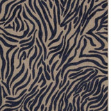 10' X 13' Navy Abstract Non Skid Indoor Outdoor Area Rug