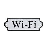 Black And White Metal Wi-Fi Wall Decor