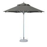 13' Charcoal Polyester Round Market Patio Umbrella