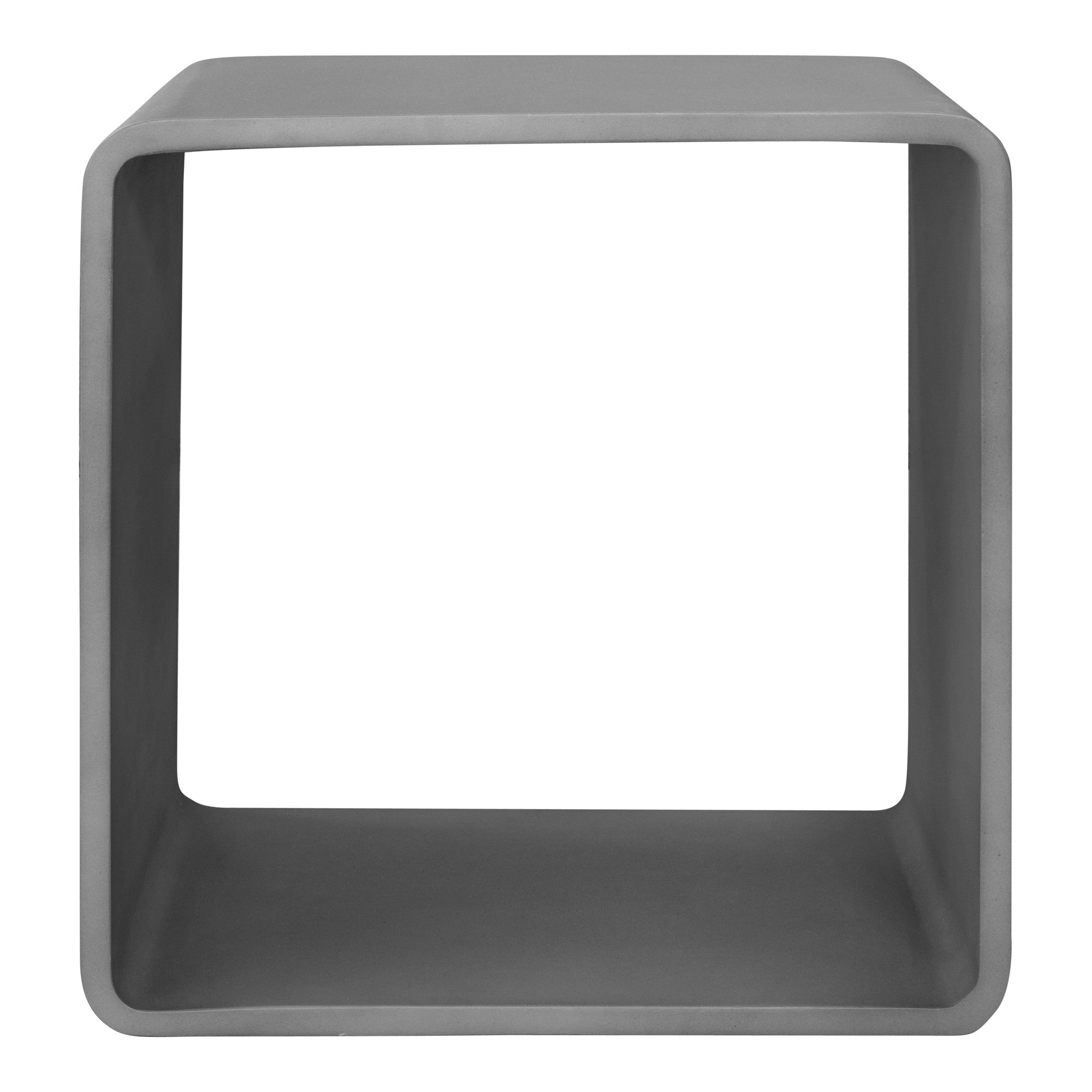 18" Grey Open Geo Cube Display Bookcase
