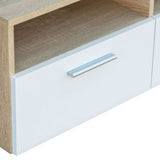 TV Cabinets 2 pcs Engineered Wood 37.4"x13.8"x14.2" Oak and White