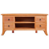 TV Cabinet 39.4"x15.7"x17.7" Solid Mahogany Wood