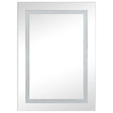 LED Bathroom Mirror Cabinet 19.7"x5.1"x27.6"