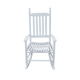 wooden porch rocker chair white