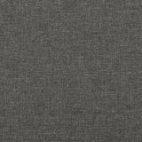 Bed Frame Dark Gray 76"x79.9" King Fabric