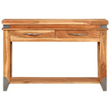 Console Table 43.3"x13.4"x29.1" Solid Wood Acacia