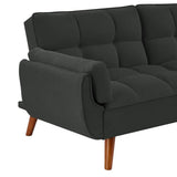 New Design Velvet Sofa Furniture Adjustable Backrest Easily Assembles Loveseat