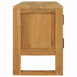 TV Cabinet 47.2"x12.6"x17.7" Solid Teak Wood
