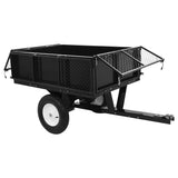 Tipping Trailer for Lawn Mower 661.4 lb Load