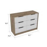 Marion Slide And Pull Dresser; Four Drawers