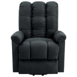 Power Lift Recliner Dark Gray Fabric