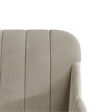 Armchair Light Gray 24.8"x29.9"x31.5" Velvet