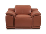 Global United Genuine Italian Leather Power Reclining Chair