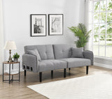 Folding Ottoman Sofa Bed with stereo Gray