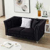 Loveseat Tufted Sofa for Living Room