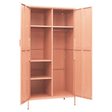 Wardrobe Pink 35.4"x19.7"x70.9" Steel