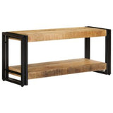 TV Cabinet 35.4"x11.8"x15.7" Solid Mango Wood